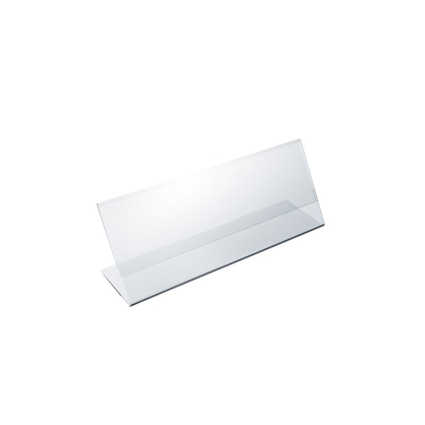 8.5"W x 2.5"H Angled Sign Holder, PK10